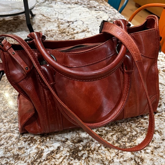 FRYE MELISSA SATCHEL, Clay - Picture 11 of 12